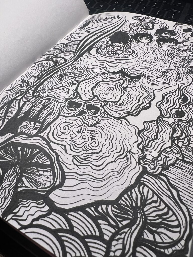 Brain Dump Art Therapy