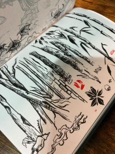 Art Therapy: Bamboo and Trees