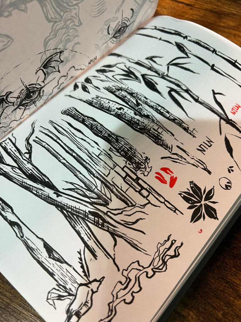 Art Therapy: Bamboo and Trees