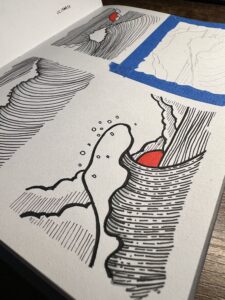 Wave artwork work in progress