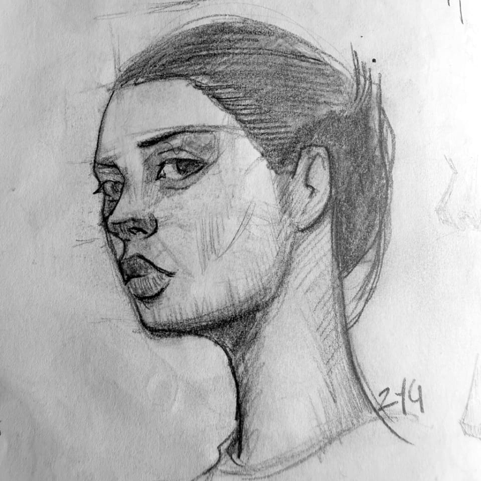 Learning to draw portraits